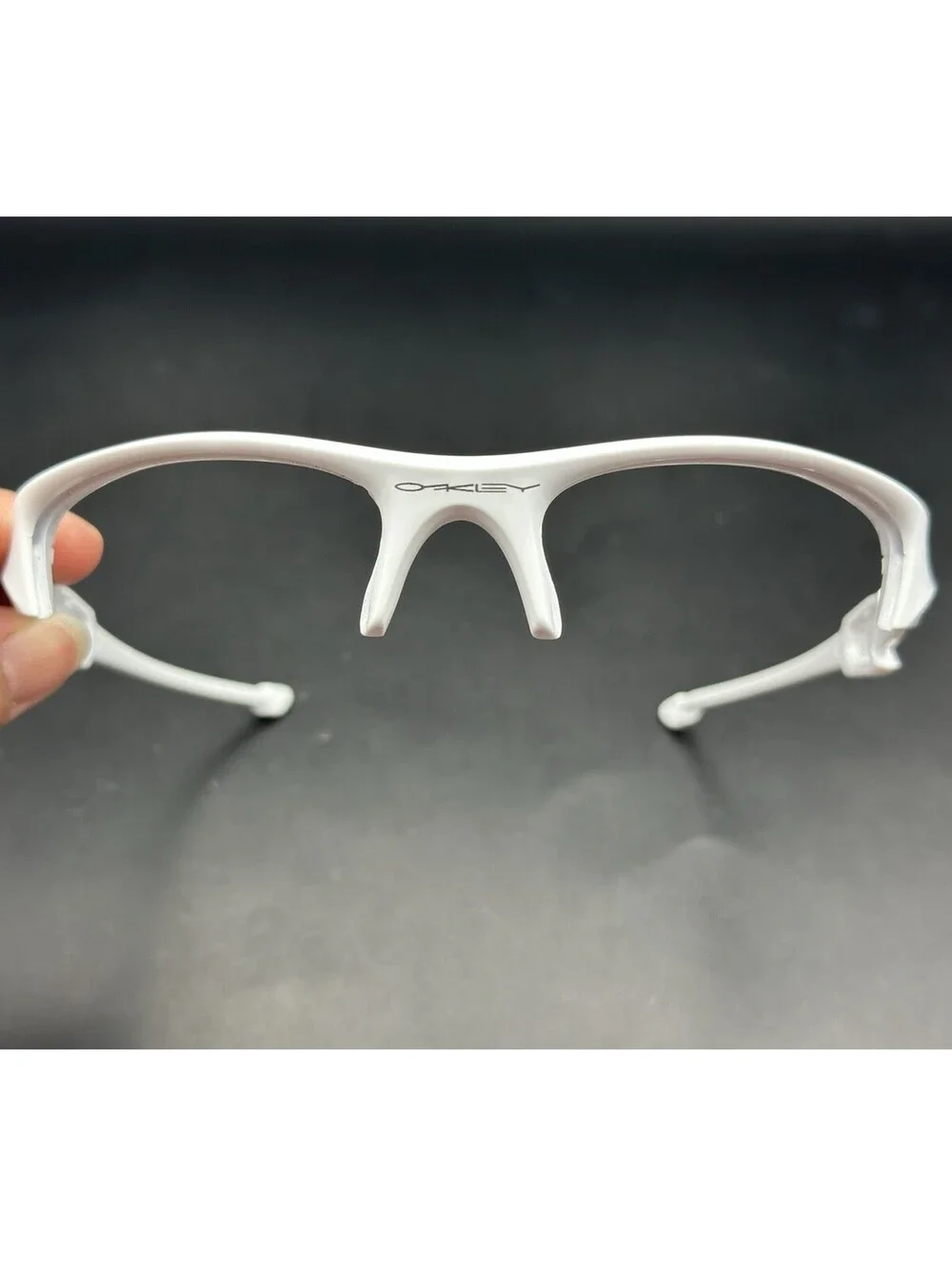 Oakley Flak Jacket Polished White Frame